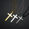 Écriture rétro Titane Femmes Men's Fashion Pendant Collier Hip Hop en acier inoxydable en acier en or noir 1687316