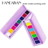 HANDAIYAN Face Paint Solubile in acqua Body Painting Paste Eyeshadow Palette Trucco luminoso UV