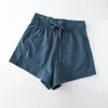 Running Shorts Essential Casual Trekkoord Fitness Gym Linerless Vrouwen Zachte Voel High Rise Workout Sport met Pocket