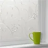 3D embossed frosted decorative window film.Self-Adhesive static cling Door Sticker glass film,opaque home decor window foil 210317