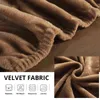 Velvet Plush L Shaped Sofa Cover for Living Room Elastic Furniture Couch Slipcover Chaise Longue Corner Stretch 211105