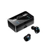 Sports Bluetooth Earphones V5.1 Mini Wireless Touch Earbuds Mirror Power Digital Display Intelligent Noise Reduction Gaming Headset X3 Can Charge Mobile Phones