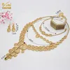 ANIID Ethiopian Set Necklace For Women Wedding Dubai Jewelery Gold 24K African Bridal Habesha Eritrea Rings Bracelet Arabe 2021 H1022
