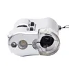 30X-60X Zoom قابل للتعديل مجهر الجيب الصغير عدسة مكبرة LED مضيئة مجوهرات المكبر العدسة النقدية الكشف عن Lupa