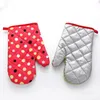 Oven Mitts Baking Durable Microwave Proof Resistant Colorful Heat Insulation Bakeware Gloves Kitchen tool T2I51775