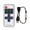 11-kluczowy regulator LED Mini Dimmer RF Remote Control 12A Bezprzewodowe sterowniki RF-Remote Lampki monochromatyczne z paskiem 3528 5050