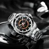 Curren New Business Design Zegarki Mężczyźni Luksusowy Marka Kwarcowy Zegarek ze zegarem ze stali nierdzewnej Moda Watch Gentlemen Watch Relojes Q0524