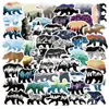 50Pcs Montagne et Ours Animaux Autocollants Non-aléatoire Voiture Vélo Bagages Autocollant Ordinateur Portable Skateboard Moteur Bouteille D'eau Snowboard Sticker Enfants Cadeaux