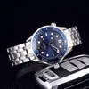 Nuovo 2022 orologio di alta qualità Sea 007 James uomo in acciaio inossidabile stile otto quadrante 42mm orologi 300m movimento automatico orologio maschile231A