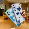 Butterfly Phone Cases For iPhone 12 11 Pro MAX XS XR 8 7 6 Plus SE 2 Camera Protection Shockproof Case Cover