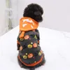 Dog Apparel Dogs Halloween Pumpkin Costume Puppy Cat Clothes Pet Cosplay Costumes for Holiday Party Kitten Winter Warm Outfits Hoodie Clothing A91
