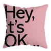 Federa per cuscino corta in peluche 45x45 cm Federa serie rosa per fodera per cuscino per auto divano di casa Senza anima interna