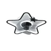 Потолочные вентиляторы 42-дюймовый серебряный серебряный сердечный светодиод.