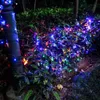 100/200/300 LED Solar String Fairy Lights Koppartråd Utomhus Trädgård Vattentät - 12m Vit