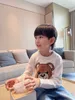 Kids Girl Boy Sweater Autumn Winter Baby Boy Knit Pullover Cartoon Sensters الأطفال جولة طوق Tops277d5864372