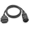 Ferramentas de diagnóstico Motocicletas Cabo para 10 pinos a 16 pinos Cars moto OBD 2 OBD2 Conector ODB2 Extensão do Scanner