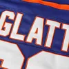 The Thug Goon 69 Doug Glatt Halifax Highlanders Jerseys 아이스 하키 영화 빈티지 Glatt 저지 남자 블루 스티치 컬러 우수한 품질