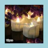 Dekor GardenParty LED Electronic Candles Tea Light 12st/Set Flameless Home Decor LedAddpp Drop Delivery 2021 NJVIY
