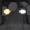 Éclairage 12 pouces LED panneau lumineux vidéo Photo Studio lampe de remplissage 1120 perles EU US Plug photographie éclairage pour diffusion en direct