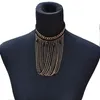 Perlen-Halsketten-Anhänger, Perlen, lange Kette, Quaste, Halsband, Statement-Anhänger, klobige Halsketten, Gothic-Schmuck