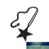 Korean Trend Black Pentagram Pendant Necklace Women's Fashion Sweater Long Necklace Wedding Party Jewelry Gifts