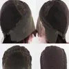 Sentetik peruklar doğal siyah renk uzun yumuşak gevşek derin dantel ön peruk, bebek saçları ile günlük giyim kadınlar için