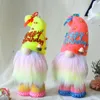 Party Supplie Joyeux anniversaire sans visage vieil homme poupée décoration poupées naines en peluche cadeau de vacances