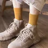 Vente Automne hiver hommes chaud pour homme coloré de haute qualité Double aiguille décontracté chaussettes de sport 5 paires