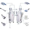 Cryolipolyse multifonctionnelle à 5 têtes de cryolipolyse, machine amincissante avec élimination du double menton, congélation des graisses, cryothérapie, cavitation 40 kHz RF, 8 tampons laser, équipement de beauté