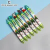 Canetas esferográficas 1pcs 0,5 mm Random Color Christmas Series Student Stationery Gifts Ten-Color Holiday Press C4G4