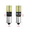 100X BA9S T4W T11 bombillas LED Canbus 4014 24 SMD sin Error luces de lectura interiores luz de estacionamiento de coche bombillas de matrícula blancas 12V