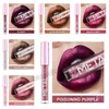 Metallic Color Lipstick Glosa Wodoodporna Shiny Shimmer Metallic Lip Tint Non-Stick Cup Lipgloss Długotrwały Makijaż WZG EB1805