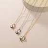 I Love You Forever Panda Necklace Cute Heart Animal Pendant Jewelry