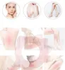 Stones Rocks Gua Sha Massage Ring for Scraping Facial Body Skin Rose Quartz Acupressure Scrapper Tools XB