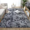 Topfinel Tapis Moelleux Tapis Pour Salon Tapis Chambre Chevet En Peluche Tapis De Sol Gris Tapis Enfants Décor À La Maison Bébé Ramper Tapis 210928