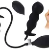 NXY Sex Anal jouets Silicone gonflable Super grand Plug extensible fesses jouets pour femmes hommes énorme gode pompe dilatateur produit adulte 1202