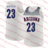 NCAA CUSTOM ARIZONA WILDCATS 스티치 대학 농구 유니폼 브랜든 윌리엄스 저스틴 콜먼 알렉스 바르셀로 알렉 스펜스 베네딕트 매터 린 아즈올라스 튜 벨리스