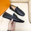 Men Lvxnba Loafers arizona Canvas Black Brown glazed calf Leather Shoes Top Quality Printing Flowers Moccasins hand-stitched vamp Dress Shoe 306