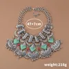 초커 보헤미아 민족 술 BIG Chunky Collar Choker Necklace Maxi 2021 빈티지 여성 목걸이 펜던트 Collier Female Jewelry