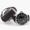 Nylon mix lederen canvas horlogeband voor Omega Speed Sea Master AT150 19mm 20 mm 21 mm 22 mm 23 mm horlogeband voor vijftig vadems H09154491815