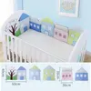 Bedding Sets 5PCS Little House Baby Room Crib Bumper Set Born Bed Cotton Pillow Cushion Infant Protector Cot Fence Decor