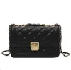 Female Bags Spring/Summer Fashion Rhombus Chain PU Texture One-Shoulder Messenger Bag