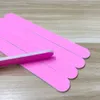 100 sztuk / partia Pink Nailfile Grit # 180 Sandpaper Emery Pliki Nailart Beauty Salon / DIY Narzędzi Nail professonal In-Stock / Gotowy do wysyłki