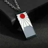 2021 nouveau Anime périphérique démon Slayer lame exagération créative Kimetsu no Yaiba femmes mâle Long collier porte-clés bijoux G1206