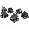 Bebé Mini dinosaurio juguete modelo tirar hacia atrás coches rueda de neumático grande vehículos camión juguetes para bebés 314 años niño niña regalos creativos 7722179