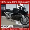 Wróżki + Pokrywa zbiornika dla BMW K1200 Blask Black K 1200 S 1200S K1200S 05 06 07 08 09 10 Nadwozie 28NO.23 K-1200S 2005 2006 2007 2007 2009 2000 K1200-S 05-10 Body motocyklowe