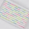 100pcs/lot Fashion Multicolor Luminous Glow In Dark Rings Jewelry For Women Wholesale Party Gifts