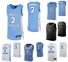 NIK1 NCAA College North Carolina Tar Heels Basketball Jersey 23 Michael J 25 Caleb Ellis 3 Andrew Platek 30 K.J. Smith op maat gestikt