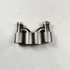 1 Pair H Model Matte Carbon Fiber Exhaust Pipe Car Universal Tailpipe Nozzles For Akrapovic Stainless Steel Muffler tip