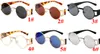 Klassische kleine Rahmen runde Sonnenbrille Frauen Männer Markendesigner Spiegel Sonnenbrille Vintage Modis Oculos Mode Brillen 8 Farben 10PCS Fabrikpreis